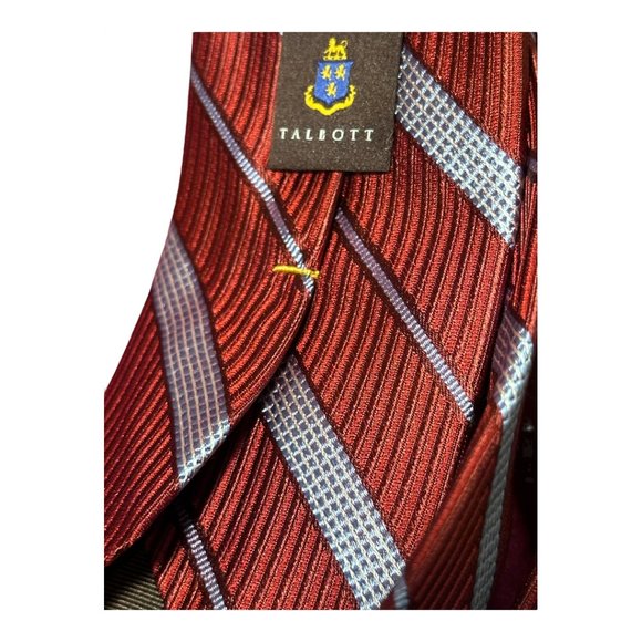 ELEGANT AND CLASSIC ROBERT TALBOT MEN'S TIE - 100% SILK - NEW WITH TAG - Picture 4 of 6